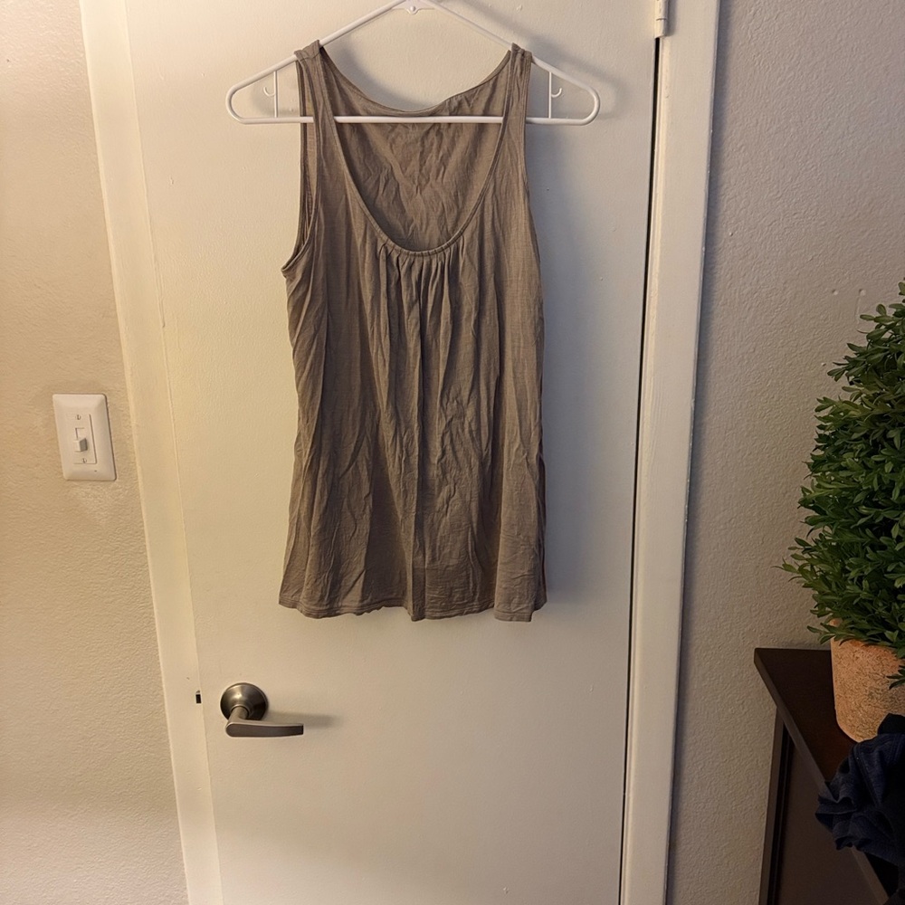 Eileen Fisher Taupe Tank Top